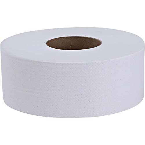 [12 Rolls] Genuine Joe 2-ply Jumbo Roll Dispenser Bath Tissue