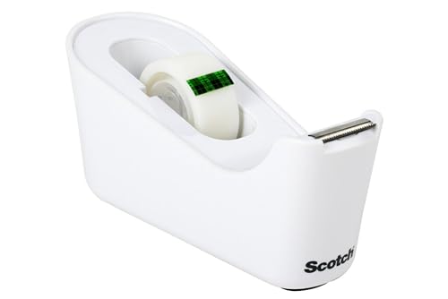Scotch® Tape Dispense, White, 75 in x 350 in, Roll of Tape Included