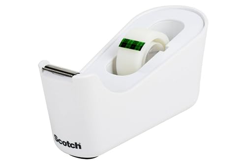 Scotch® Tape Dispense, White, 75 in x 350 in, Roll of Tape Included
