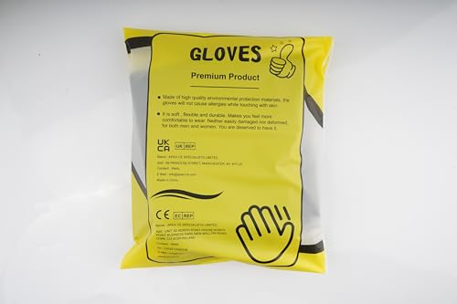 [1 Pair] Rubber Gloves Elbow Length Chemical Resistant Gloves with Cotton Lining Waterproof Gloves, 25 inches, Large