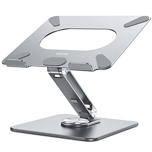 [1 PC] Ergonomic Adjustable Laptop Stand with 360° Rotating Base