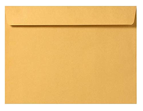 [150 Pack] 9" x 12" Booklet Envelopes (Open Side), Premium Heavy 28lb
