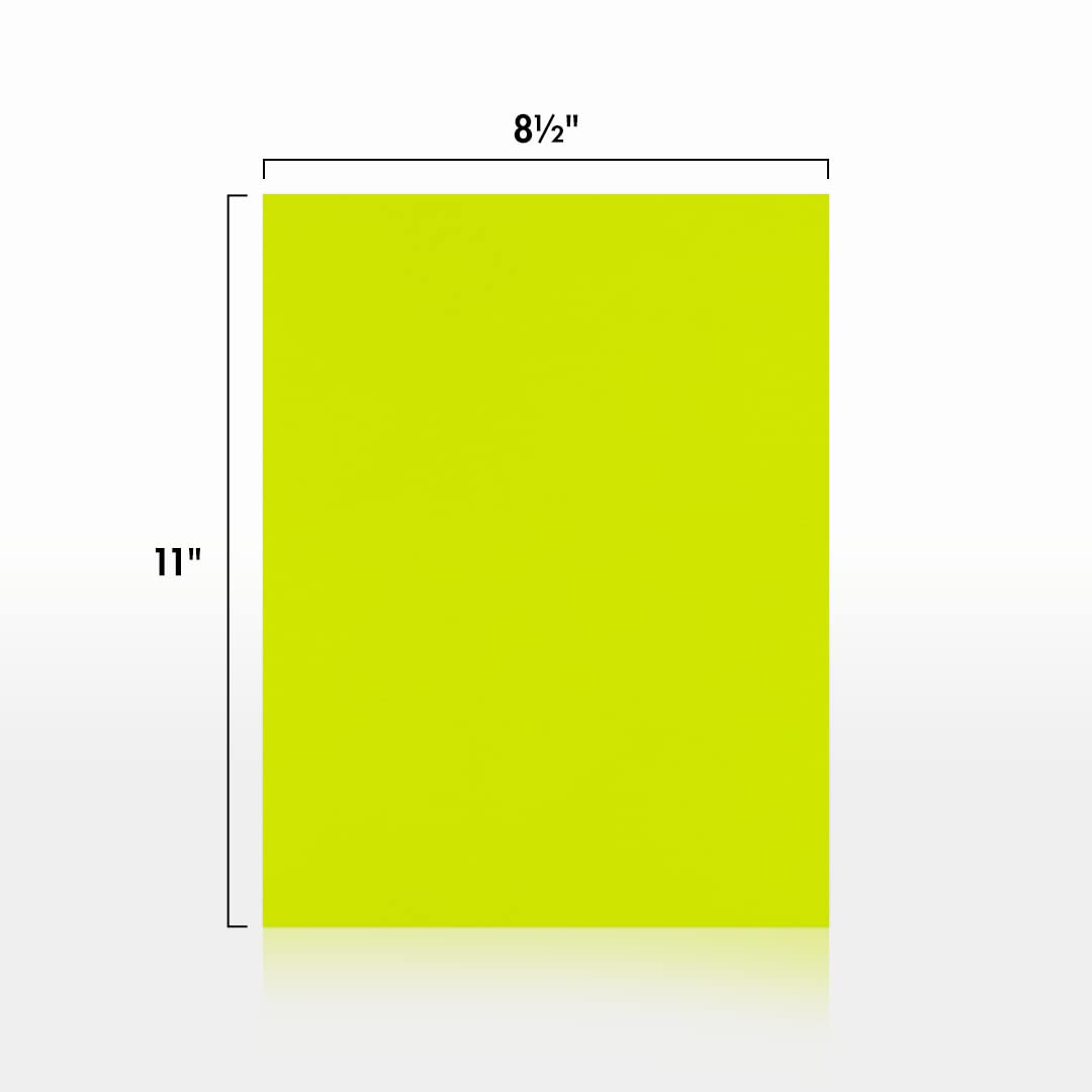LUXPaper 8.5" x 11" Paper | Letter Size | Wasabi Green | 80lb. Text | 50 Qty
