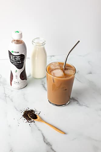 [12 Bottles] Ito En Black Milk Tea, Sweetened, 11.8 Ounce