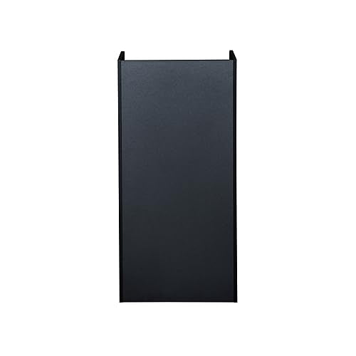 Flash Furniture Wood Tray Top Receptacle, Set of 1, Black