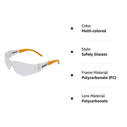 [1 PC] Clear High Performance Lightweight Protective Safety Glasses