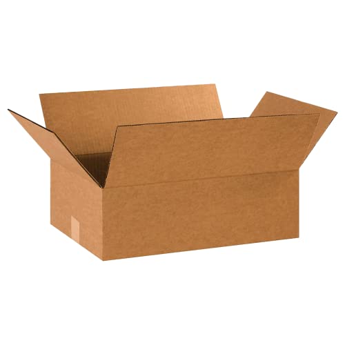 18x12x6 Corrugated Cardboard Boxes, 18"L x 12"W x 6"H, Pack of 25