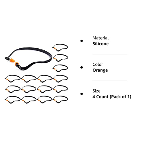 [4 PCS / 16 PCS] Lightweight Silicone Ear Plugs for Noise Reduction