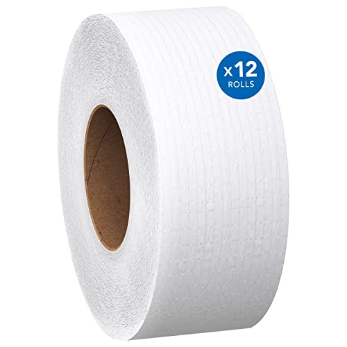Scott® 100% Recycled Jumbo Roll Toilet Paper (1,000'/Roll, 12 Rolls/Case, 12,000'/Case)