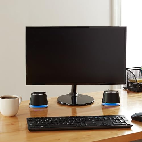 [1 Pair] USB Plug-n-Play Computer 2 Speakers for PC or Laptop