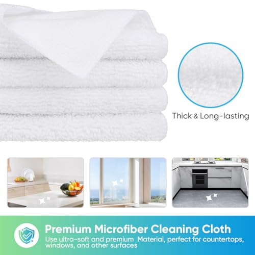 Microfiber Cleaning Cloth, 11.5X11.5 inch, 8/12/35/50/100 Pack