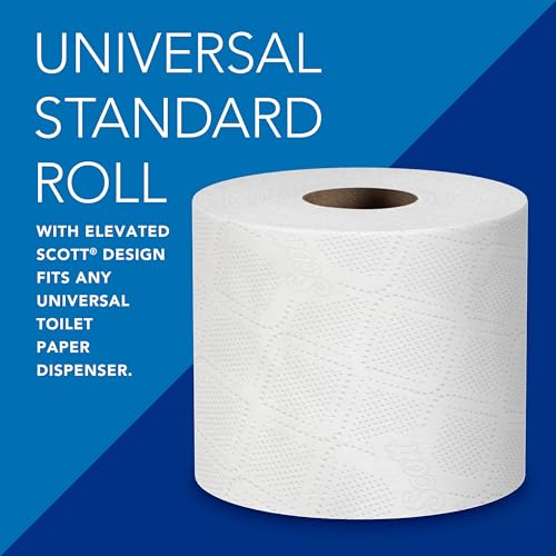 Scott® Professional 100% Recycled Toilet Paper Bulk, (473 Sheets/Roll, 80 Rolls/Case, 37,840 Sheets/Case)