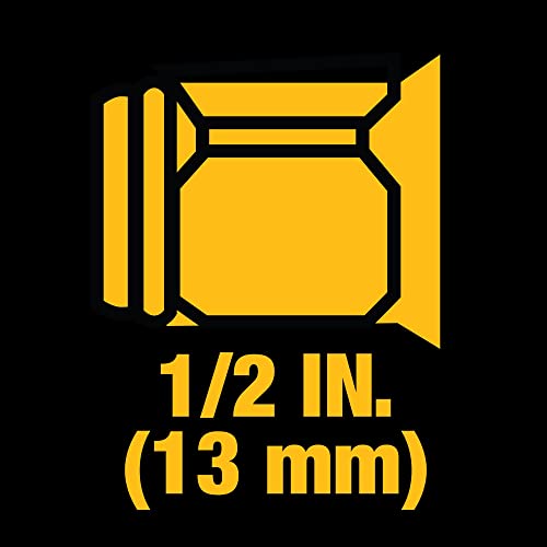 DEWALT 20V MAX Cordless Impact Wrench Kit, 20V MAX, 1/2" Hog Ring With 4-Mode Speed, Includes Battery, Charger and Kit Bag (DCF900P1)