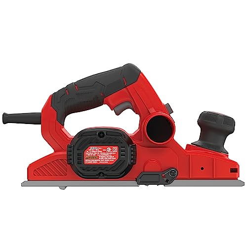 CRAFTSMAN Wood Planer, Hand Planer with Blades, Wrench and Edge Guide, 5/64-inch, 16,500 RPM, 6 Amp, Corded (CMEW300)