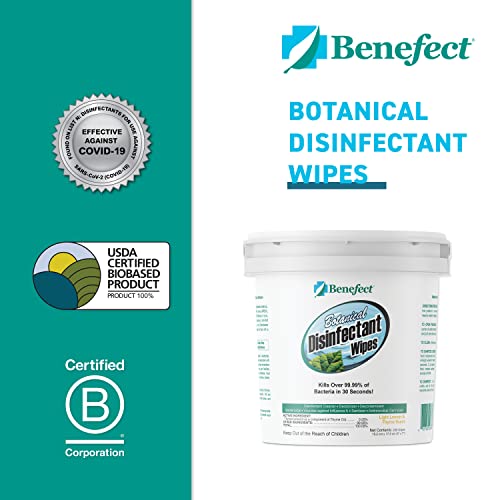 Benefect Botanical Disinfecting Wipes (250 Wipe Count)