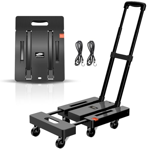 Folding Hand Truck, 500 LB Heavy Duty Luggage Cart