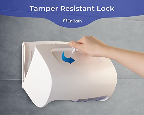 Commercial Toilet Paper Dispenser Wall Mount, Double (2 Roll)