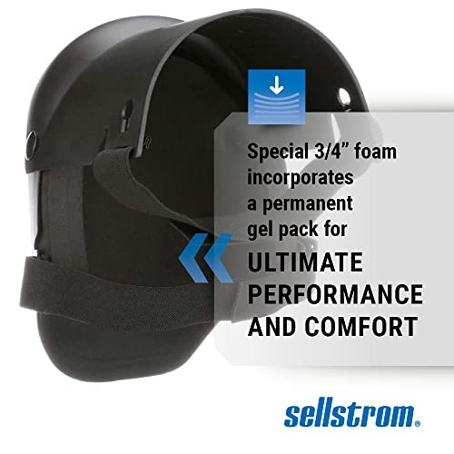 [1 Pair] Knee Pads w/ Built-In Gel Pack for Max Comfort & Durability, Mesh Bag Included