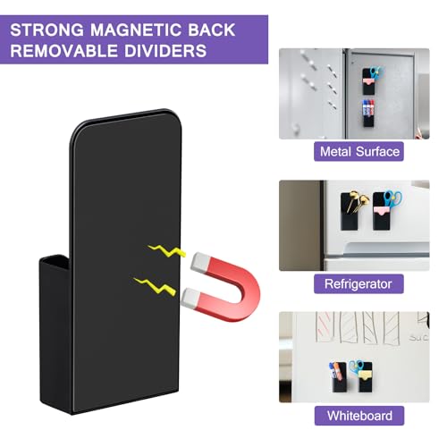 [2 Packs] Magnetic Whiteboard Pen & Marker Holder