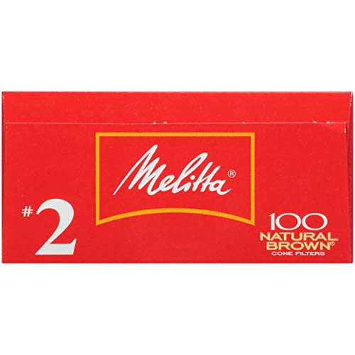 [600 CT] Melitta #2 Cone Coffee Filters for 2 to 6 Cup Electric Coffee Maker, 100 Counts x 6 Boxes