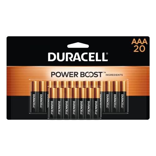 Duracell Coppertop AAA Batteries with Power Boost Ingredients, 6 & 20 Count Pack