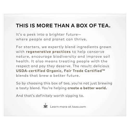[96 Bags] Black Tea, Regenerative Organic Awake English Breakfast Tea, 16 tea bags x 6 boxes