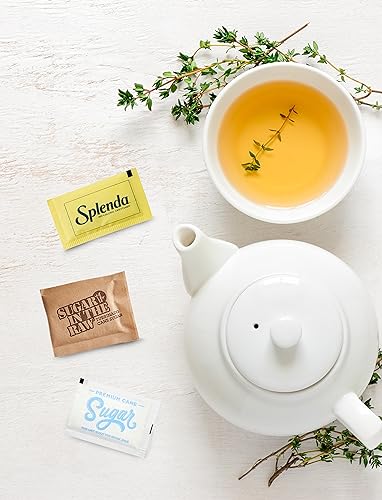 [250 Packs] Sugar and Sweetner Assortment Packets