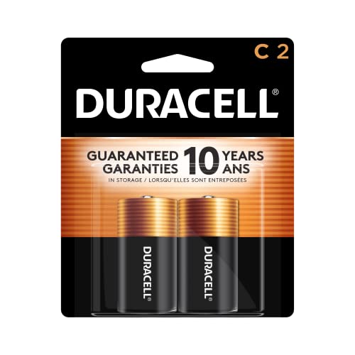 Duracell Coppertop C Batteries, (2 / 4 / 8 / 10 Count Pack)