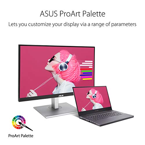 [24" / 27" Flat] ASUS ProArt Display Calman Verified, USB-C, Compatible with Laptop & Mac Monitor