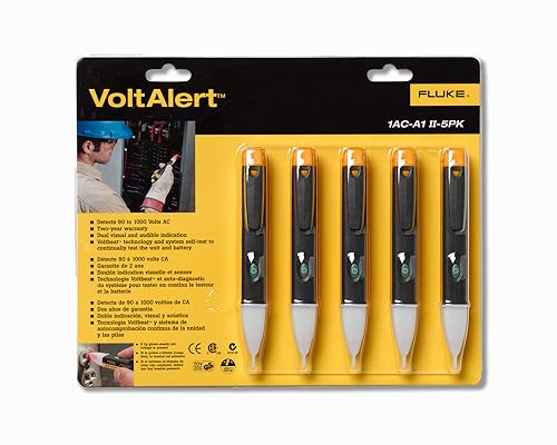 [5 Pack] Fluke 1AC II VoltAlert Non-Contact Voltage Tester