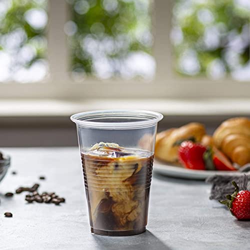 [240 PCS] 16 oz. Clear Disposable Plastic Cups, Cold Drink Cups