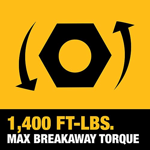 DEWALT 20V MAX Cordless Impact Wrench Kit, 20V MAX, 1/2" Hog Ring With 4-Mode Speed, Includes Battery, Charger and Kit Bag (DCF900P1)