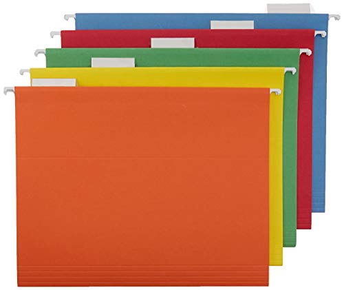 [25 Pack] Hanging Organizer File Folder, Letter/Legal Size