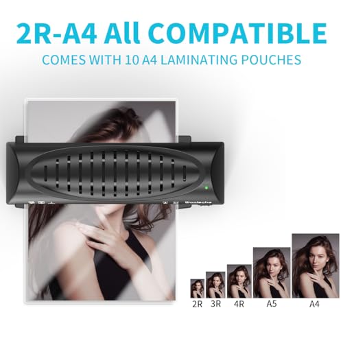 Quick Warm-Up, 4 in 1 Laminator Machine, A4/A5/A6