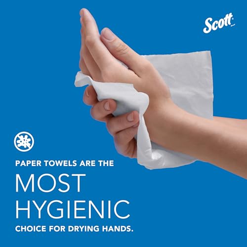 Scott® Multifold Paper Towels (01840), 9.2" x 9.4" sheets,  (250 Sheets/Pack, 16 Packs/Case, 4,000 Sheets/Case)