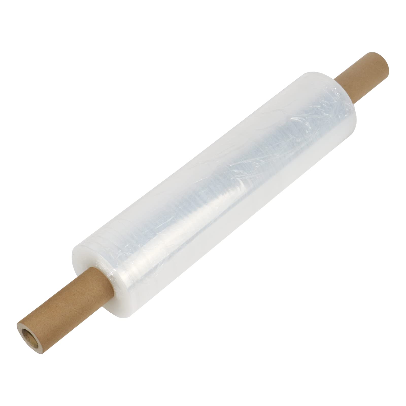 Stretch Film Wrap - Industrial Clear Plastic Stretch Wrap 1000 Feet 80 Gauge 4 Packs with Handle