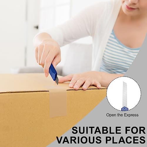300 Pcs Box Cutters Retractable Utility Knife 9mm Wide Blade Cutter