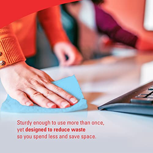 [1 Roll] Multi-Task Cleaning Cloths, Jumbo Roll, Blue, 1,100 Sheets / Roll