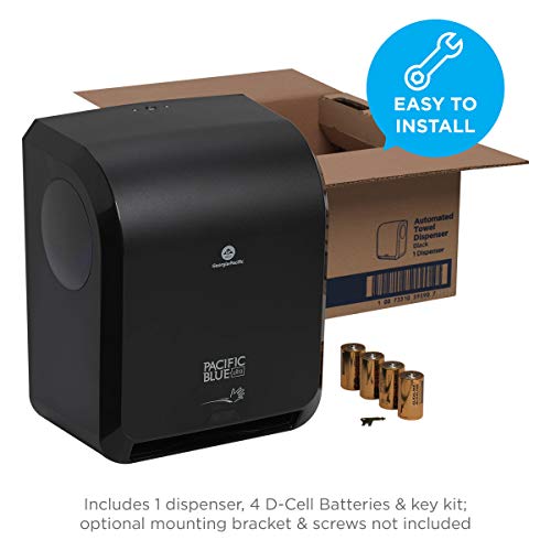 8" High-Capacity Automated Touchless Paper Towel Dispenser by GP PRO, 12.9" W x 9" D x 16" H