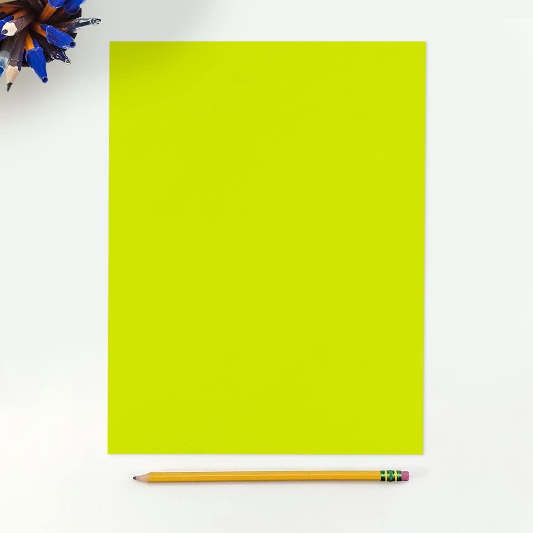 LUXPaper 8.5" x 11" Paper | Letter Size | Wasabi Green | 80lb. Text | 50 Qty