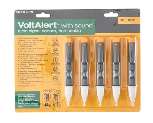 [5 Pack] Fluke 1AC II VoltAlert Non-Contact Voltage Tester