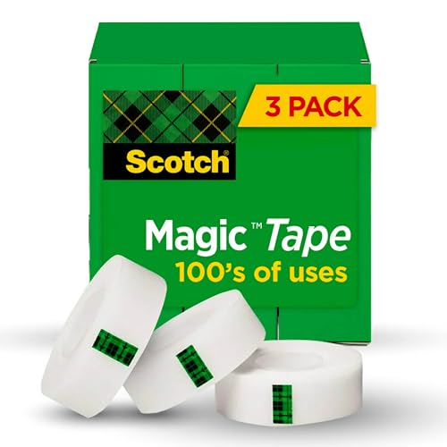 Scotch Magic Tape, 1 Roll / 3 Rolls / 16 Rolls / 24 Rolls