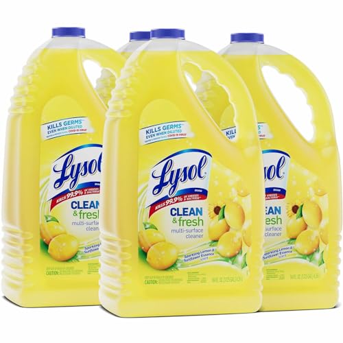Lysol Multi-Surface Cleaner, Sparkling Lemon and Sunflower Essence