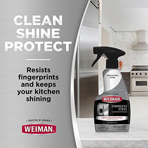 Weiman Stainless Steel Cleaner and Polish (1 Pack / 2 Pack)