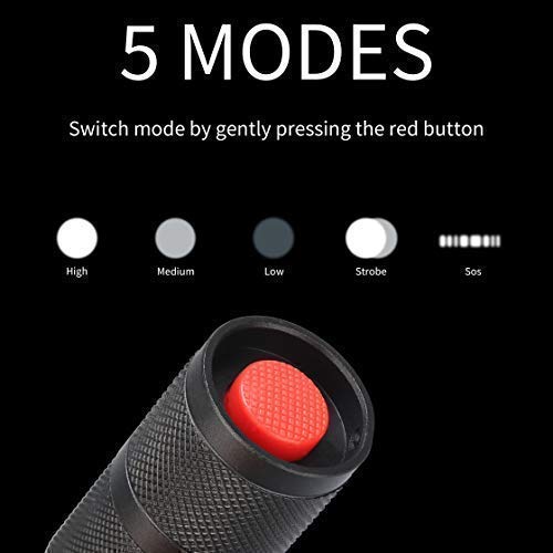 LED Emergency Handheld Flashlight, 2/4/8 Pack