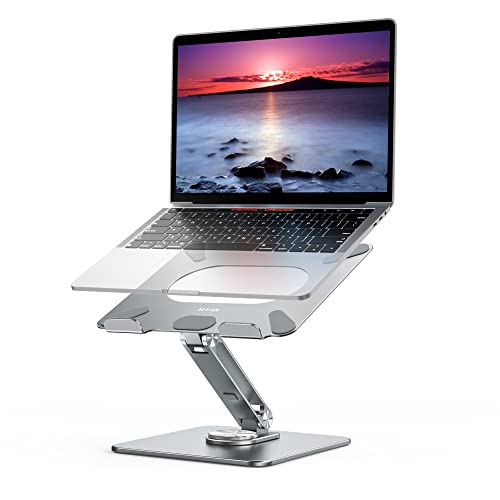 [1 PC] Ergonomic Adjustable Laptop Stand with 360° Rotating Base
