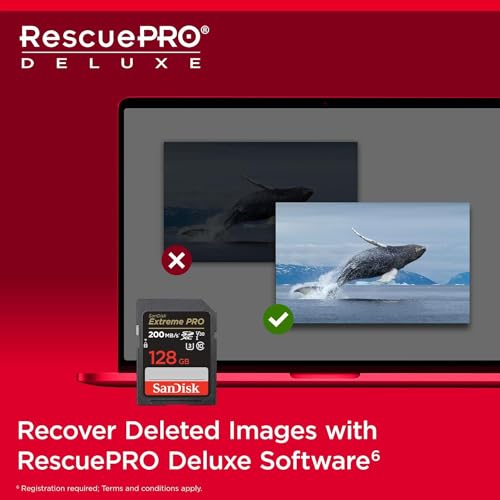 [32 / 64 / 128 / 256 / 512GB / 1TB] Extreme PRO SDHC UHS-I Memory Card - C10, U3, V30, 4K UHD, SD Card