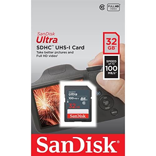 [1 PC] 32GB Ultra 100MBs SDHC Memory Card