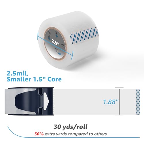 Carton Sealing Tape Heavy Duty, Clear Packing Tape