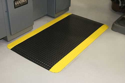 442S Vinyl Heavy Duty Diamond-DEK Sponge Industrial Anti-Fatigue Floor Mat, 2' x 3'